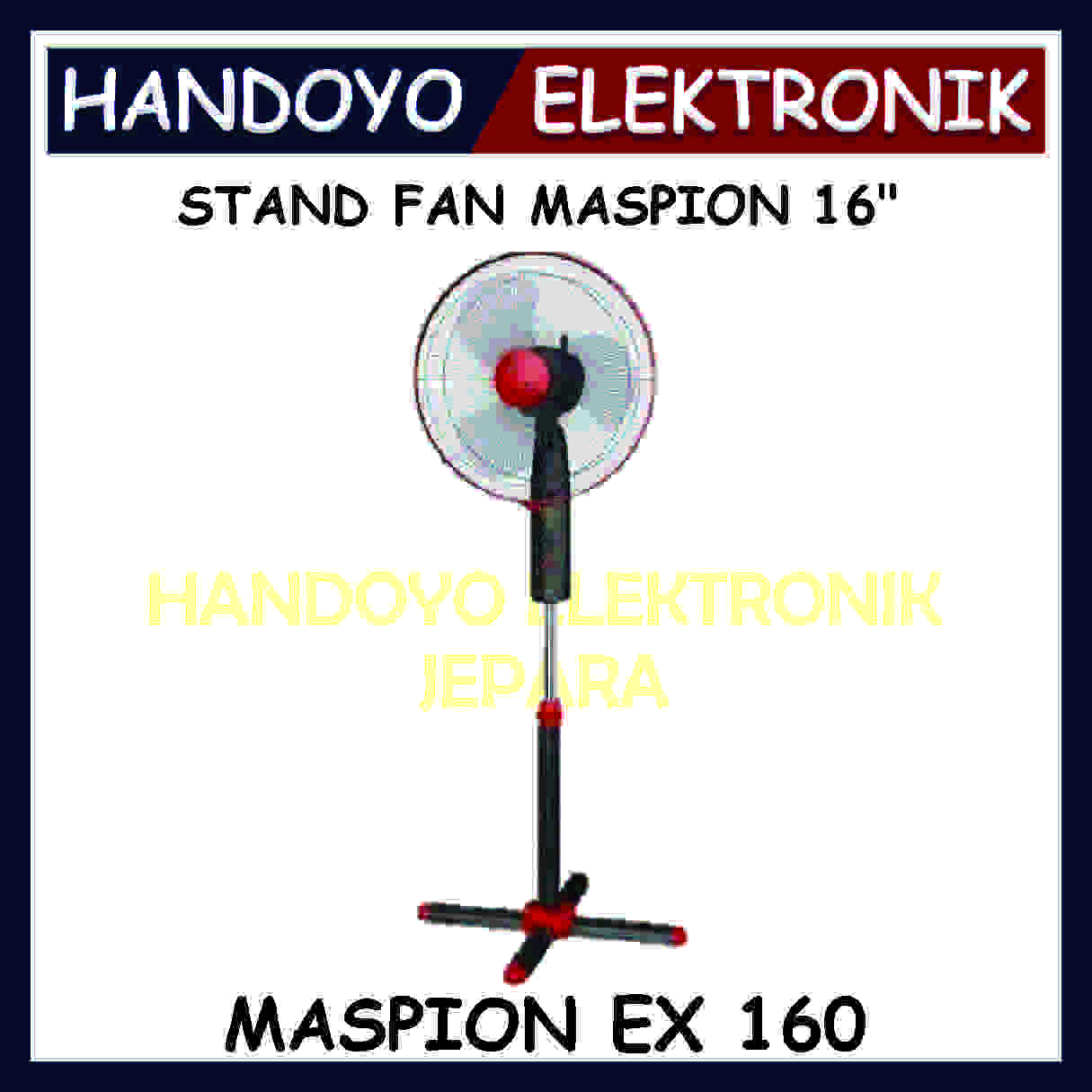 Stand Fan Maspion EX 160 (16 Inch) (Kaki Silang)