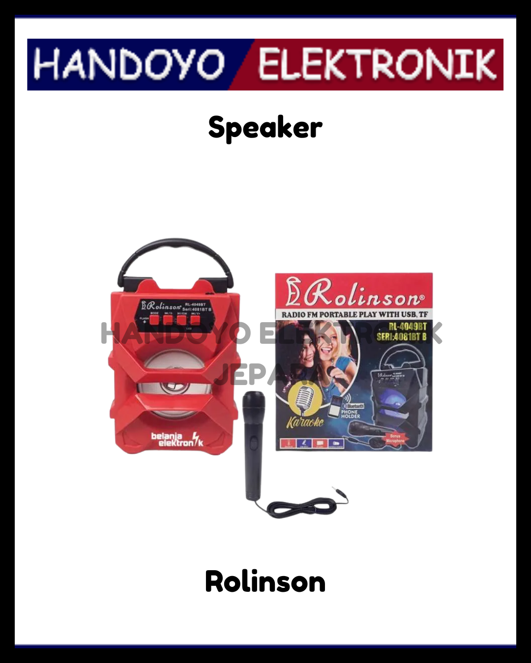 Speaker Rolinson