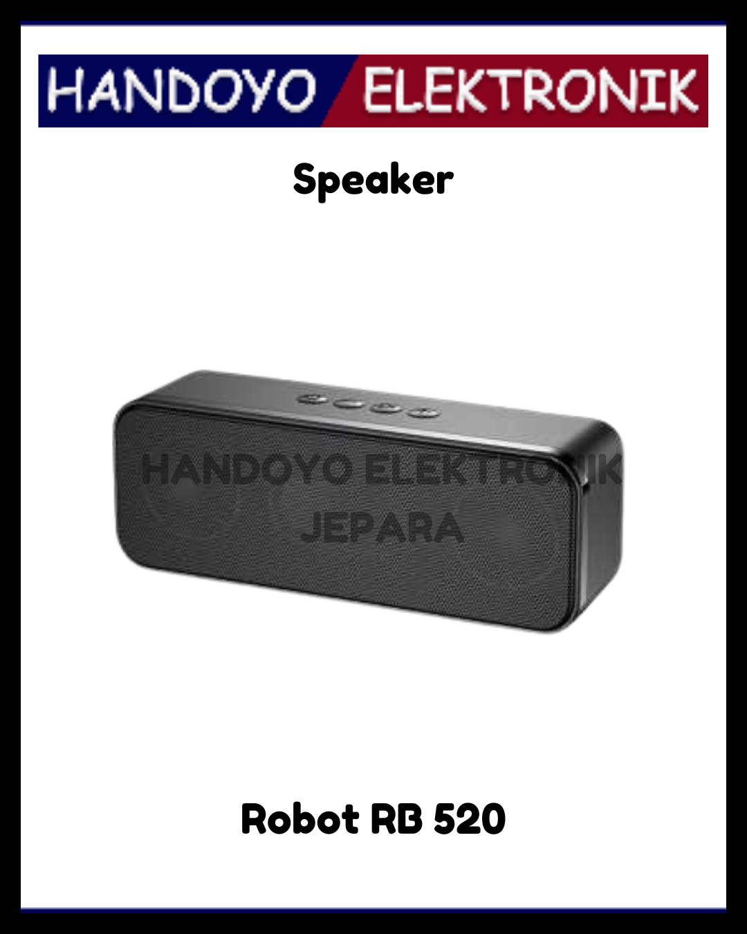 Speaker Robot RB 520