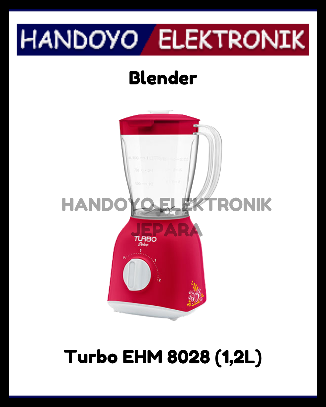 (PROMO) Blender Turbo EHM 8028 (1,2L)
