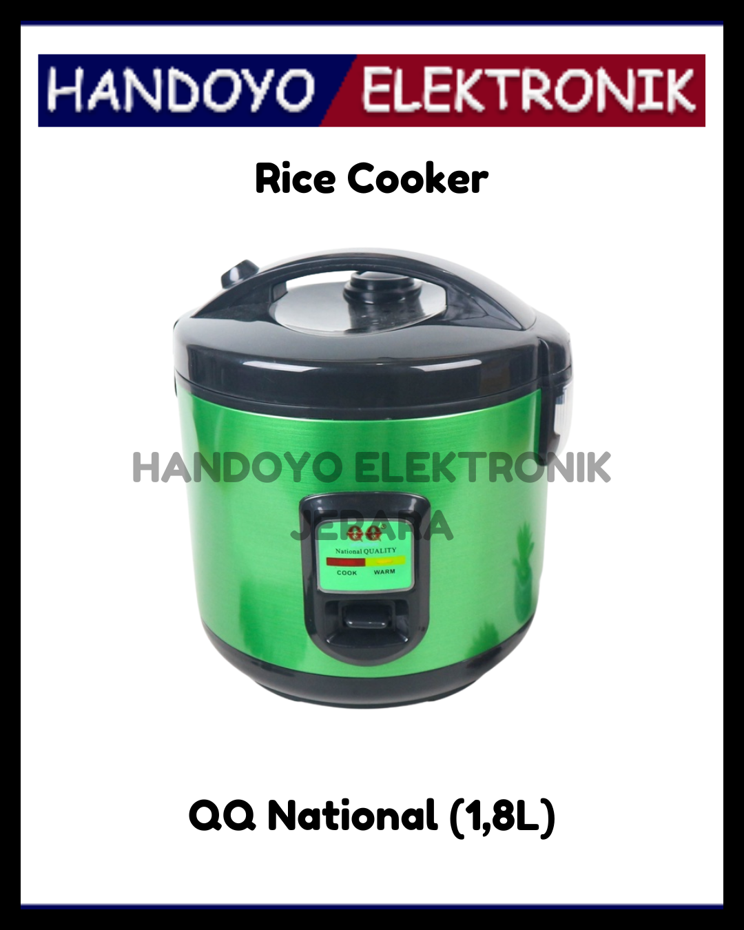 Rice Cooker QQ National (1,8L)