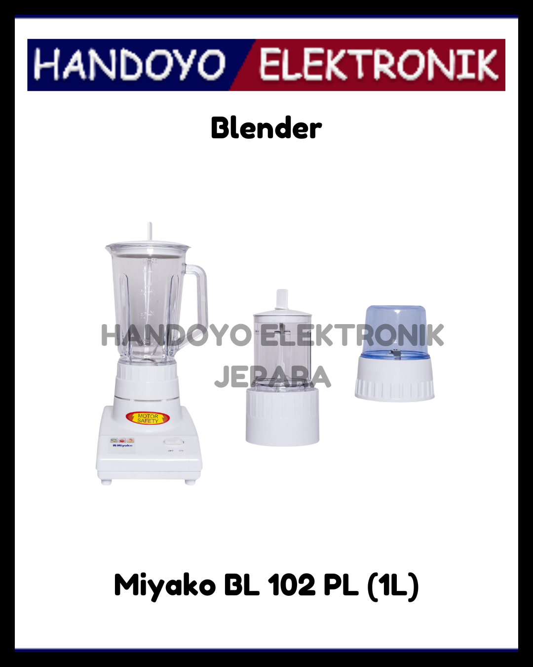 (PROMO) Blender Miyako BL 102 PL (1L)