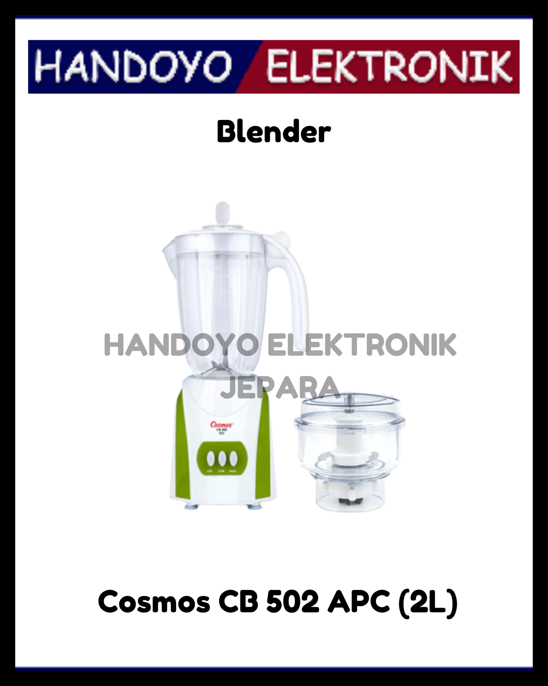 Blender Cosmos CB 502 APC (2L)