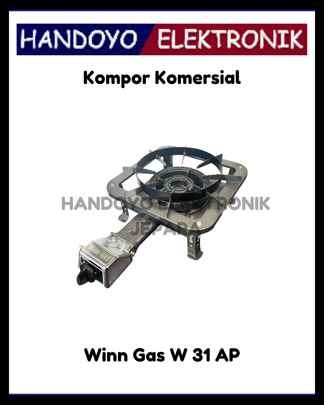 Kompor Gas Cor Winn Gas Komersial W 31 AP 31AP
