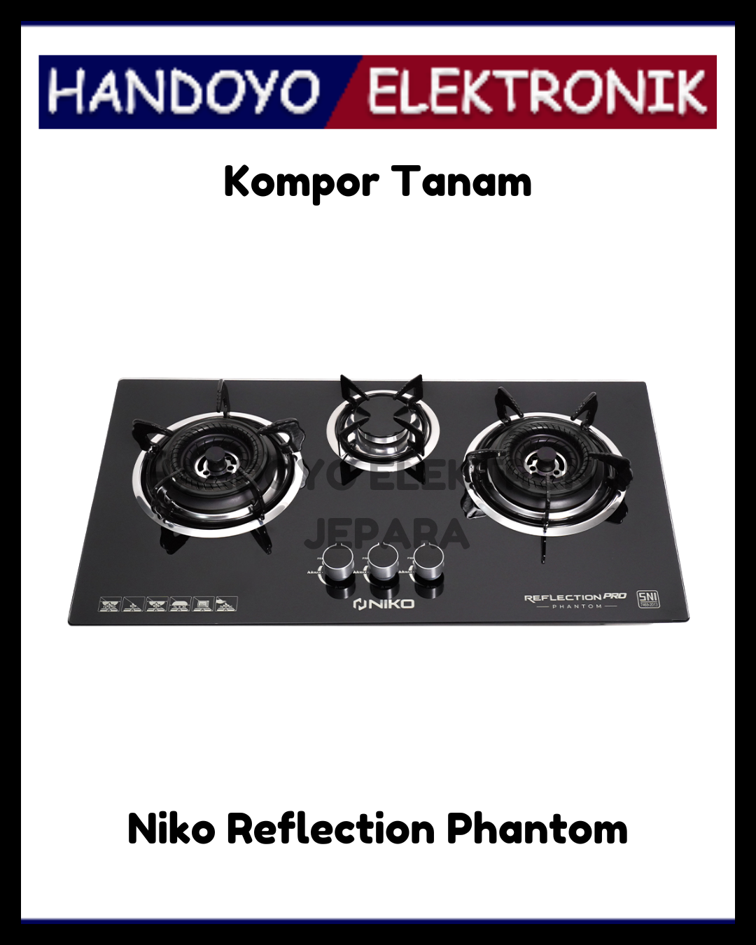Kompor Gas Tanam Niko Reflection Phantom