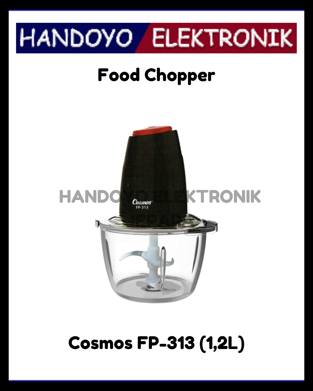 Food Chopper Cosmos FP-313 (1,2L)