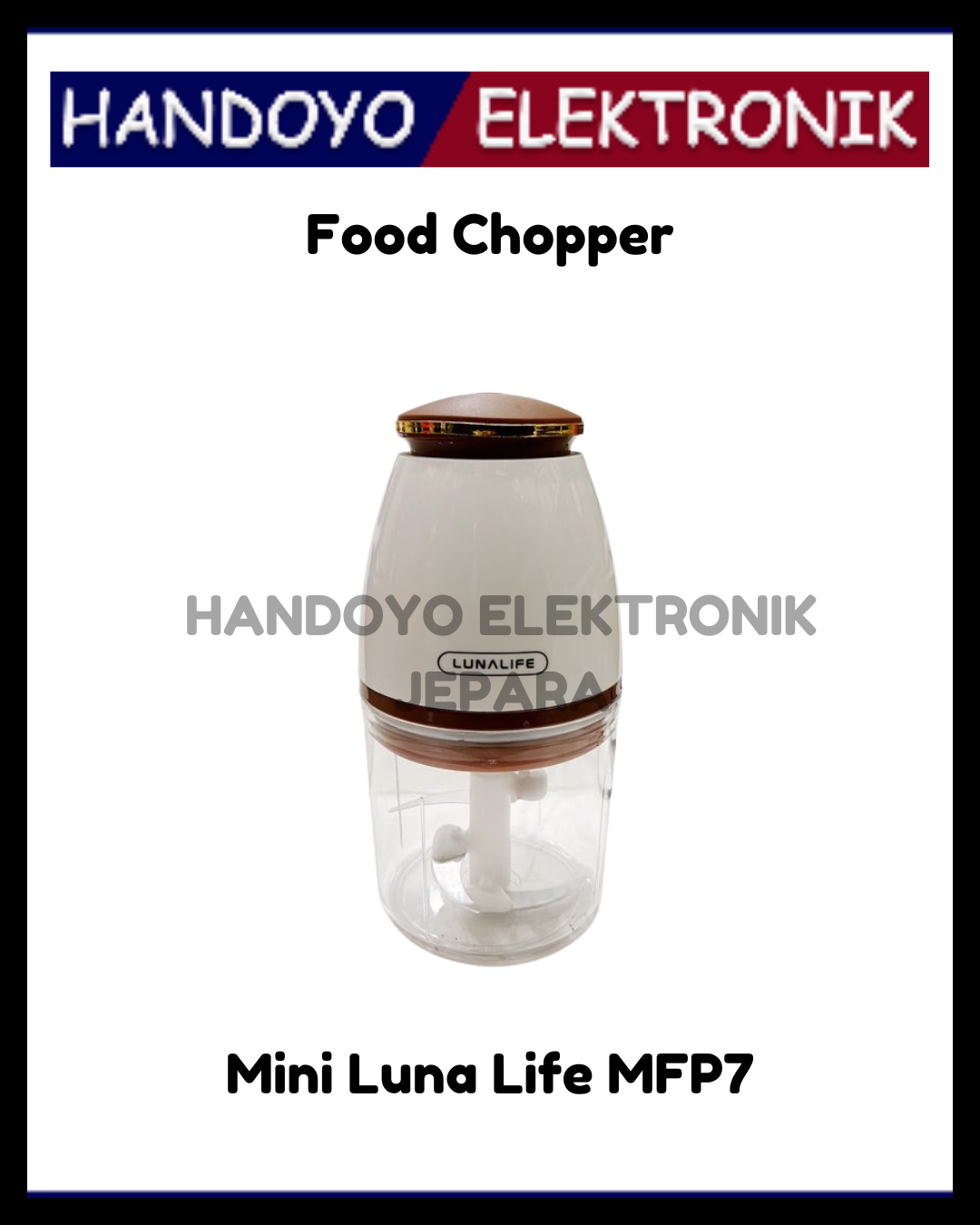 Food Chopper Mini Luna Life MFP7