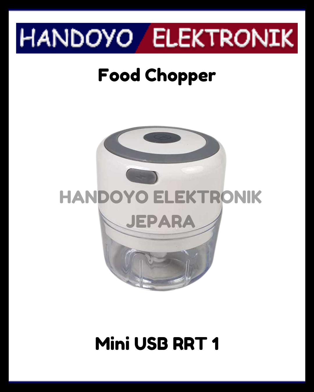 Food Chopper Mini USB RRT 1