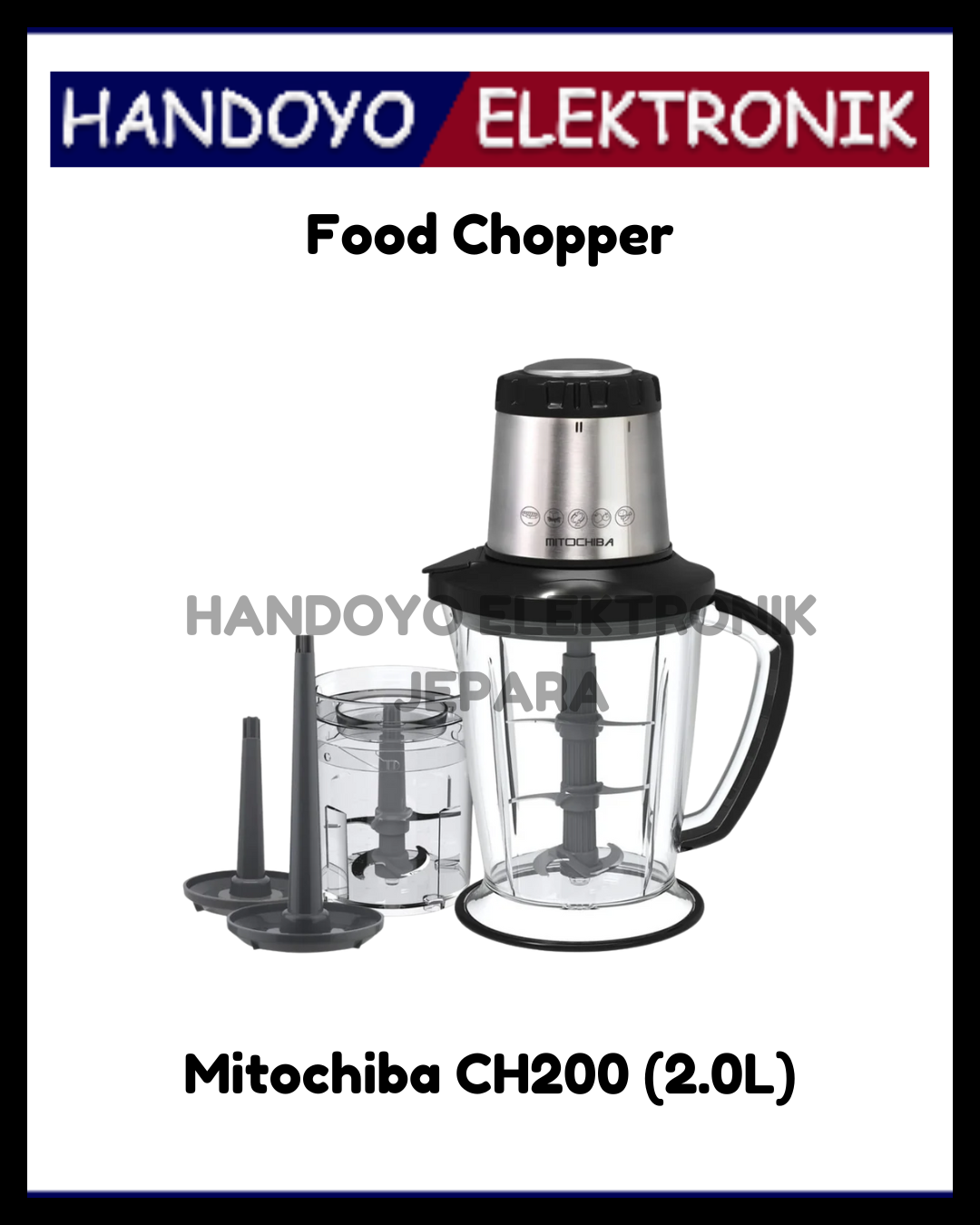 Food Chopper Mitochiba CH200 (2.0L)