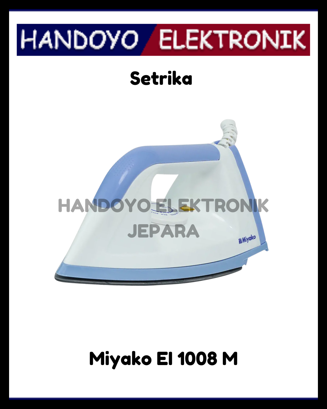 Setrika Miyako EI 1008 M