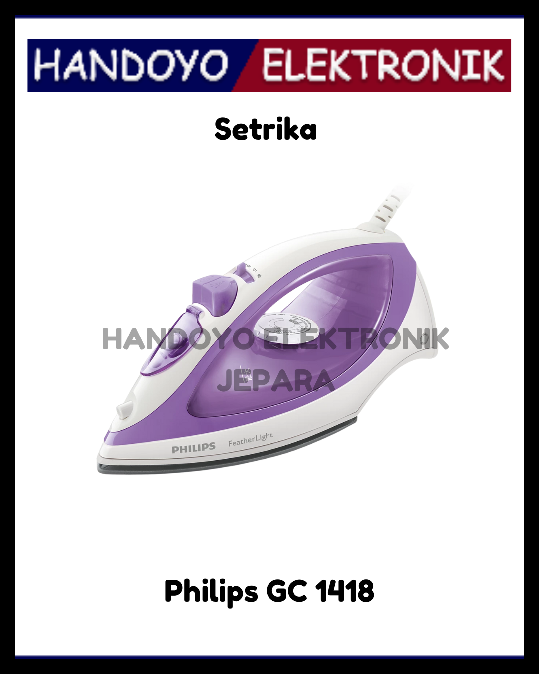 Setrika Philips GC 1418