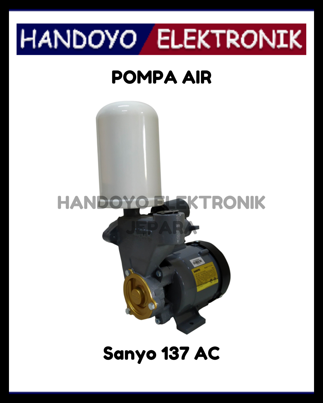 Pompa Air Sanyo 137 AC